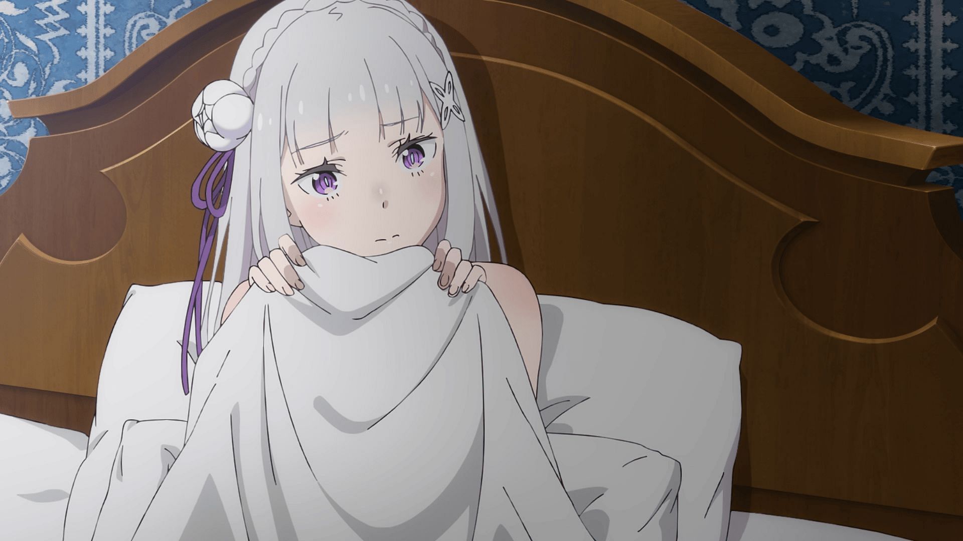 Emilia as seen in the anime (Image via White Fox)