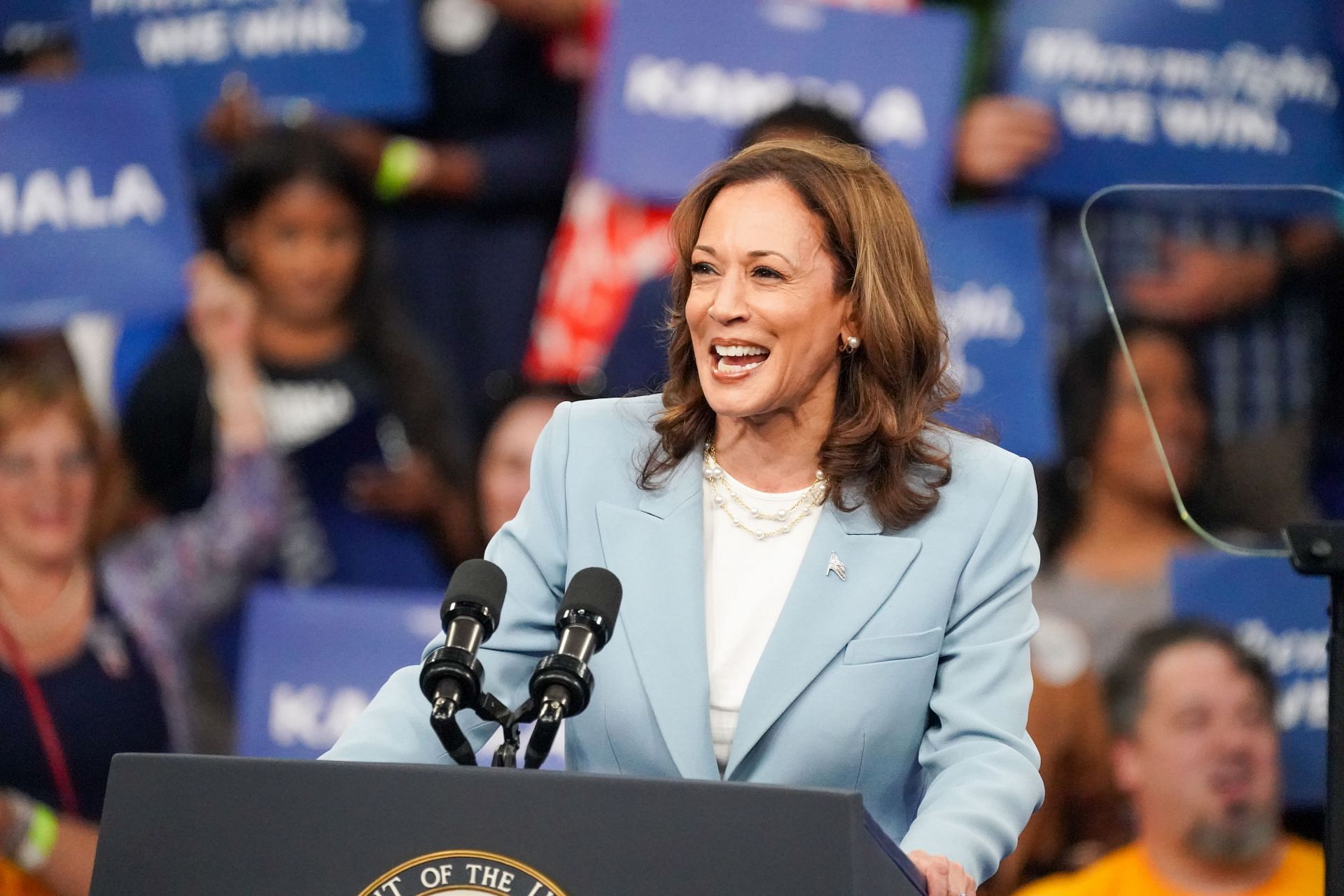 Megan Thee Stallion Attends Kamala Harris Campaign Rally In Atlanta - Source: Getty