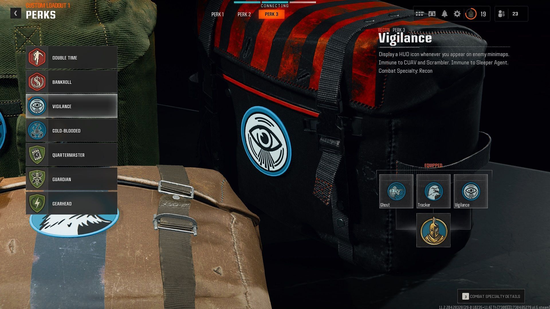 Using the Vigilance Perk to counter the Sleeper Agent in Black Ops 6 (Image via Activision)