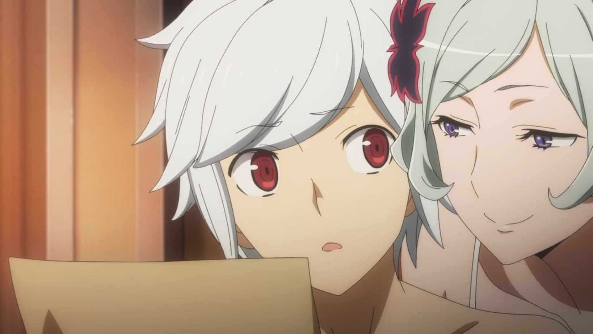 Bell and Freya in the anime (Image via J.C.Staff)