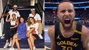 Steph Curry's sister-in-law Callie Curry drops 2-word reaction on Warriors superstar's fierce celebration against Mavericks