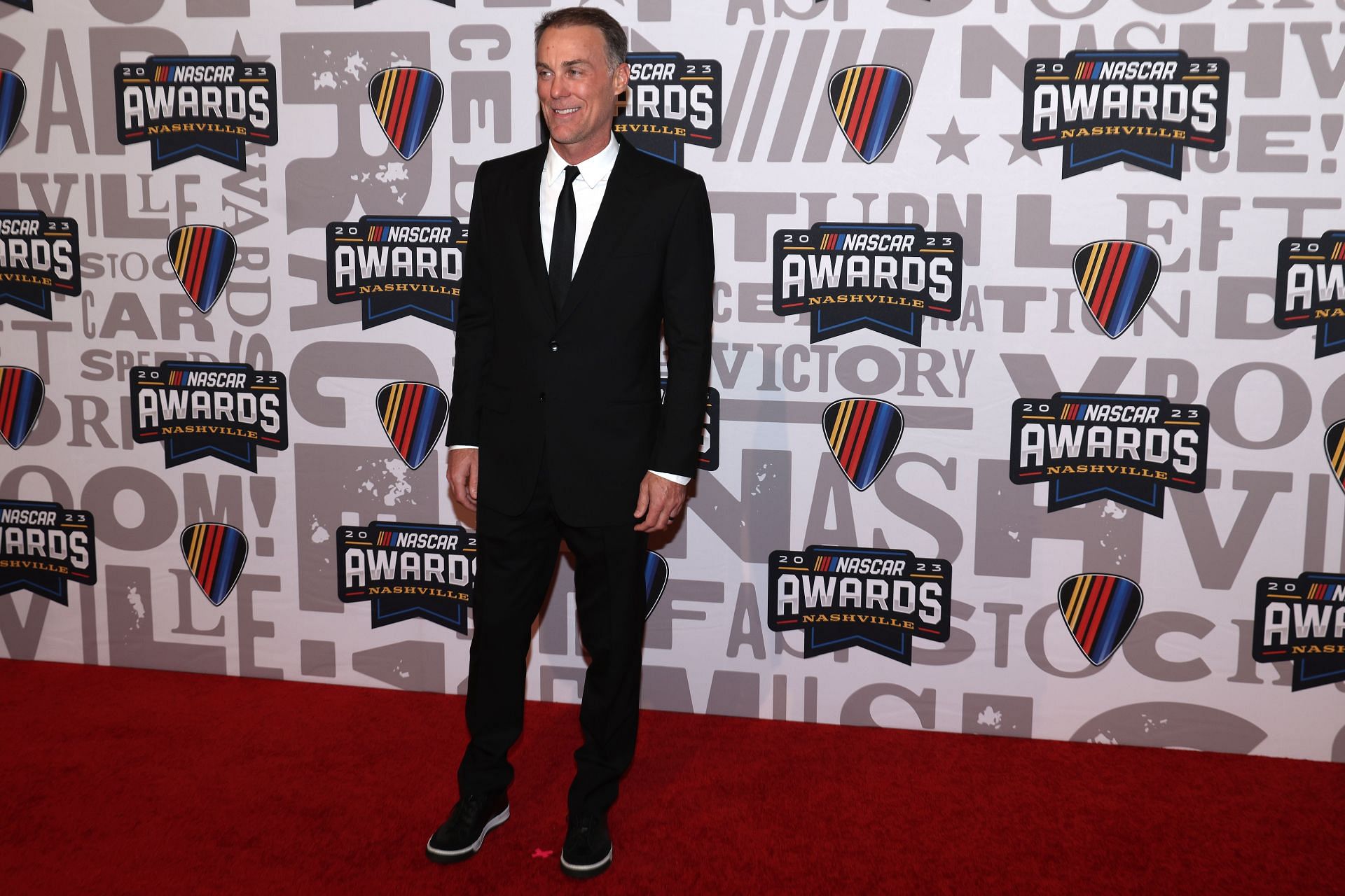 Kevin Harvick on the red carpet at the NASCAR Awards Celebration 2023 - Source: Getty