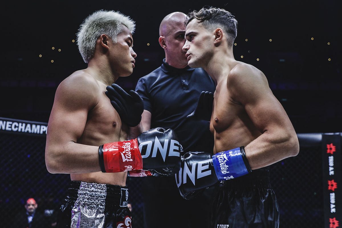 Zhang Peimian (left) Jonathan Di Bella (right) [Photo via: ONE Championship]