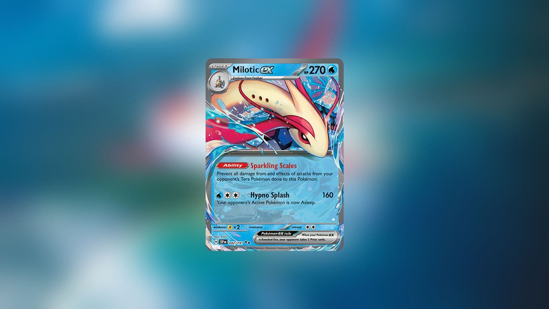 Milotic serves as the perfect counter to Tera cards thanks to its ability (Image via The Pokemon Company)