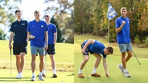 Pics: Duke's Cooper Flagg, Kon Kneuppel & Neal Begovich take new strides with off-day bombs on golf course