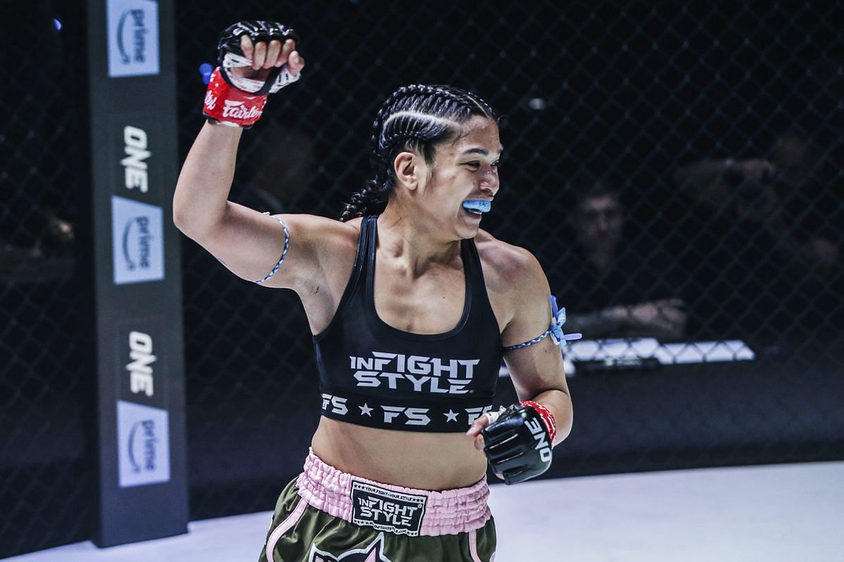 Jackie Buntan reveals she asked for a kickboxing run from ONE Championship. [Photo from ONE Championship]