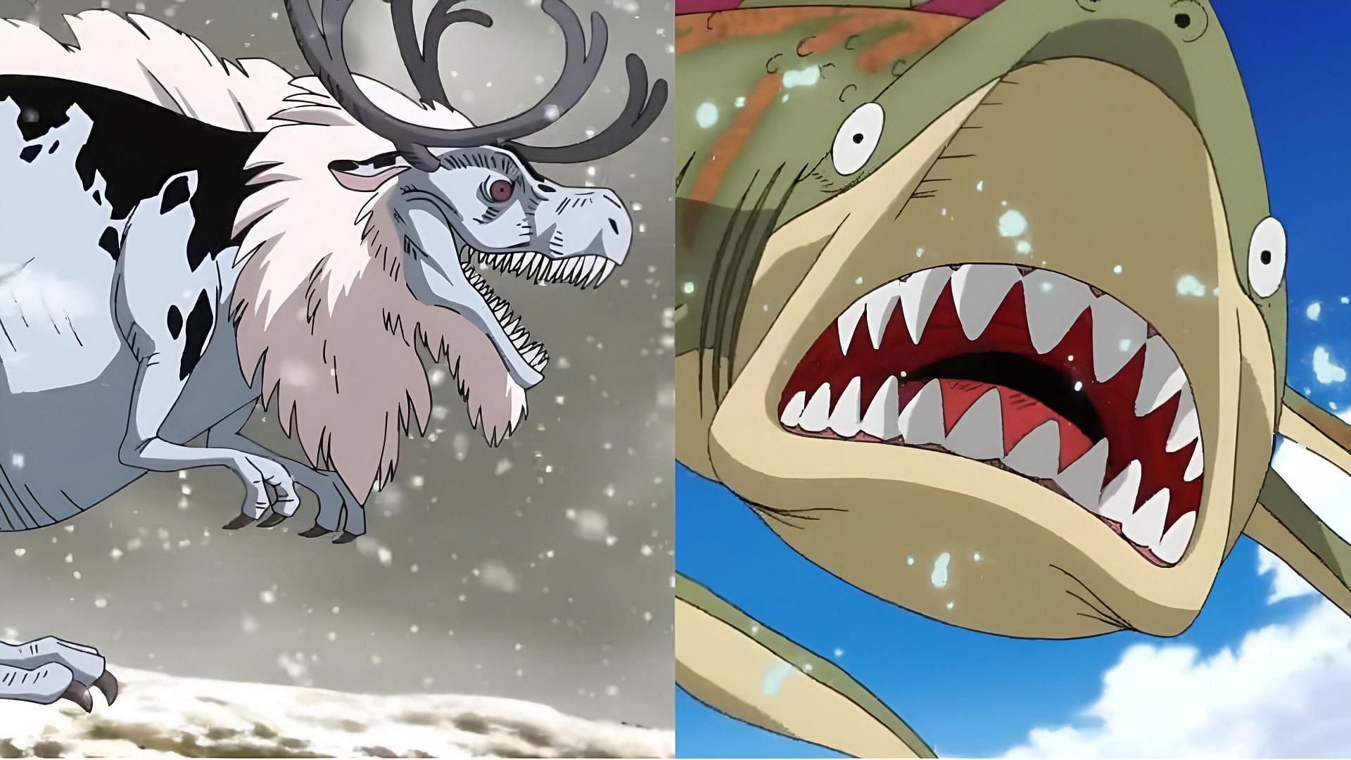 The animals that appeared in the Strong World anime film (Image via Toei Animation)