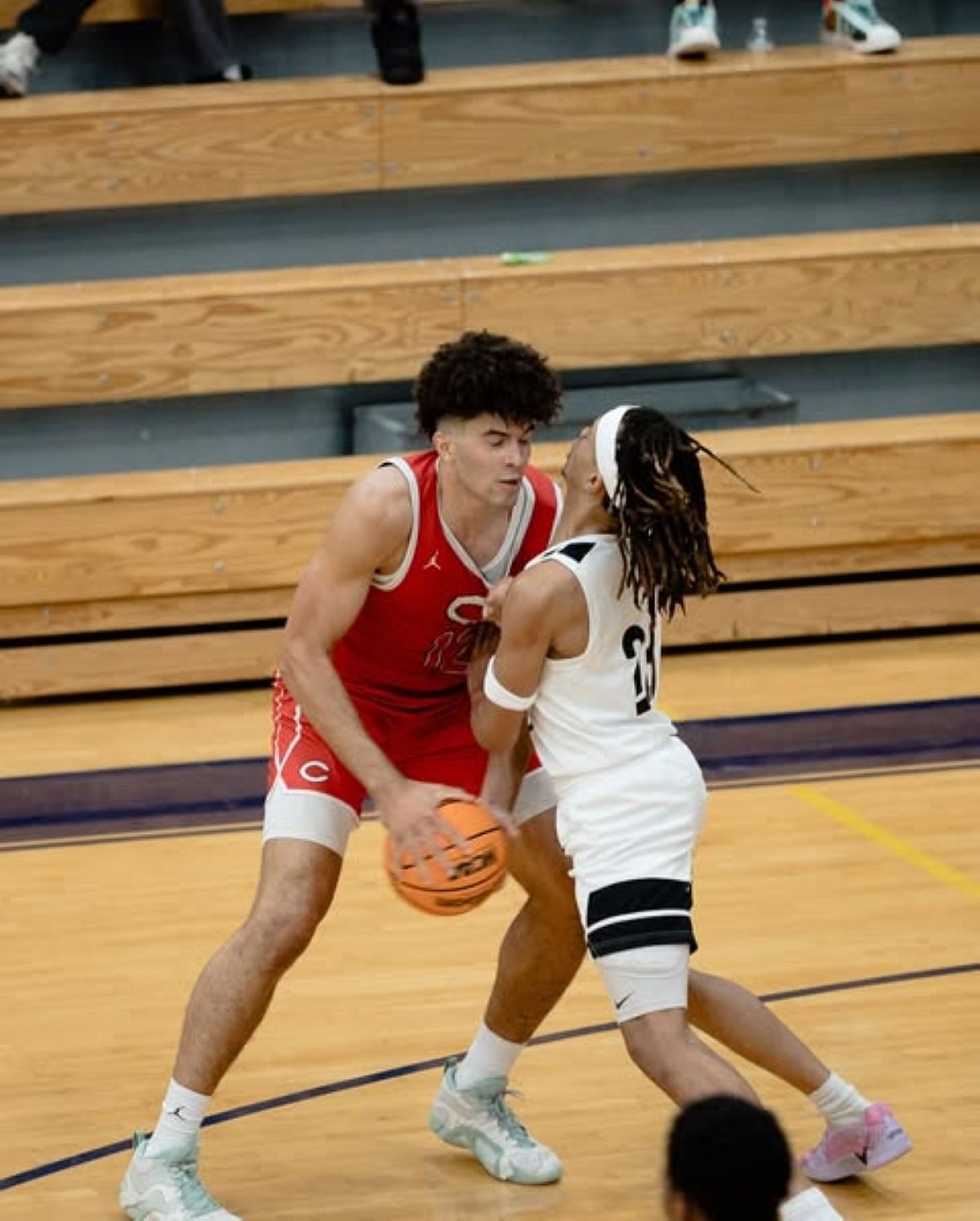 IN PHOTOS: Carlos Boozer&#039;s son Cayden and Cameron Boozer secure win for Columbus Explorers