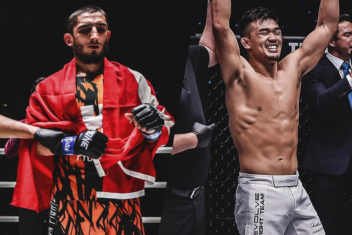 Alibeg Rasulov (Left) faces Christian Lee (Right) at Lumpinee