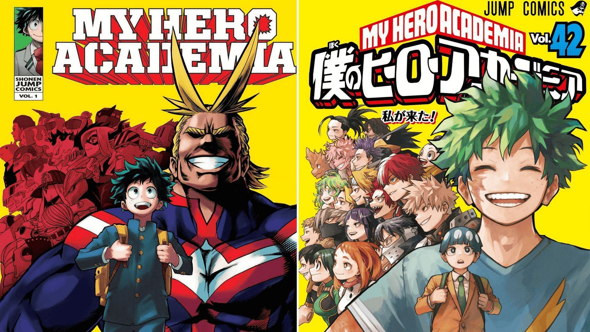 Deku stands as All Might