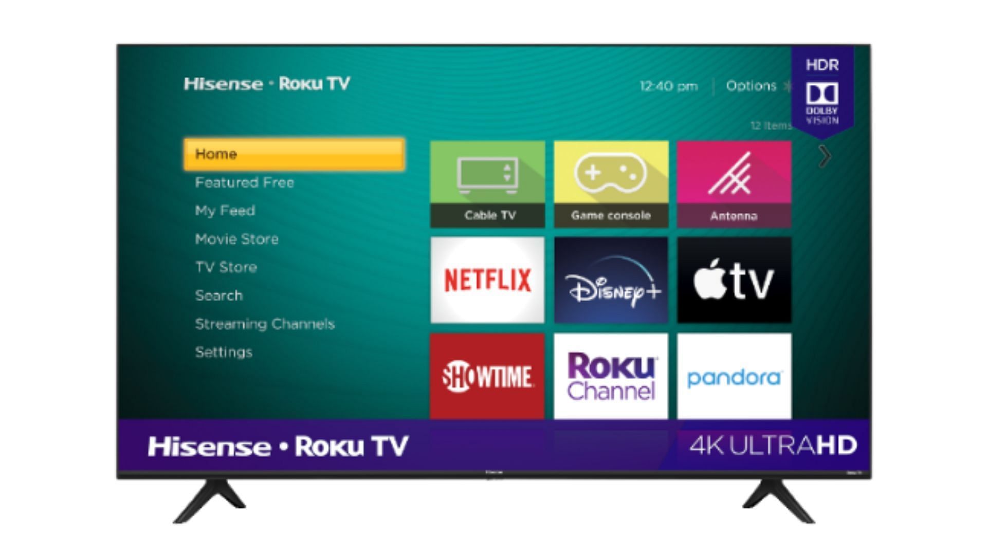 The Hisense H4 40" LED Roku Smart TV is the best budget-friendly TV to buy during the sale (Image via Amazon)