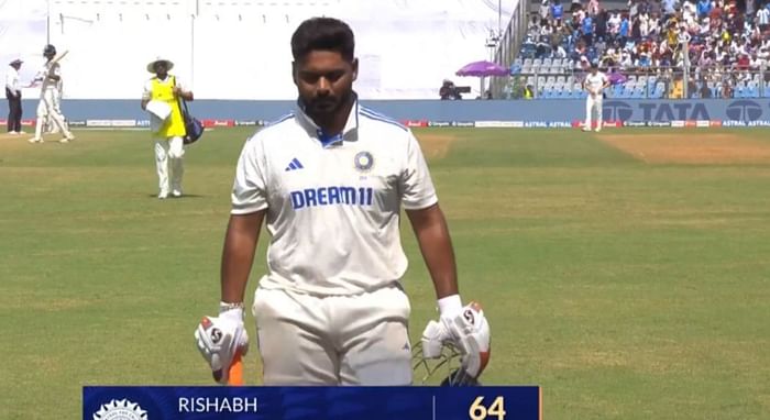 [Watch] Rishabh Pant gets out in unfortunate manner after fighting 64 as Ajaz Patel completes 10th wicket in 3rd IND vs NZ 2024 Test