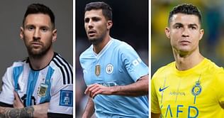 Rodri claims Lionel Messi and Cristiano Ronaldo did not congratulate him on winning the Ballon d'Or