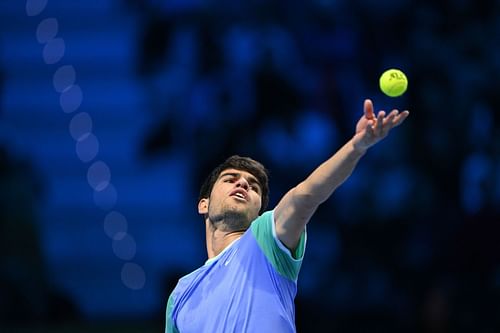 Carlos Alcaraz at the 2024 ATP Finals (Source: Getty)