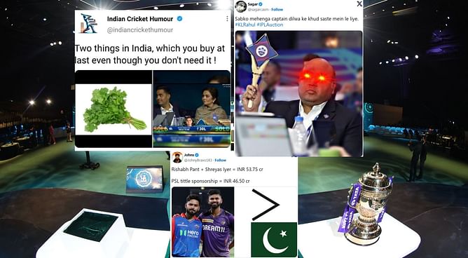 "Saving the money for Aakay’s School fees in London"- Top funny memes from IPL 2025 mega auction