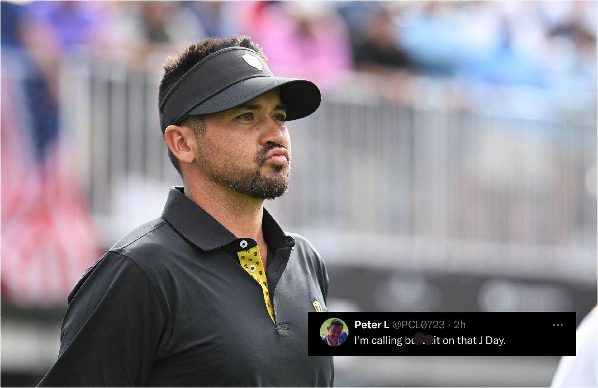 Jason Day (Image via Getty and X/@PCL0723)