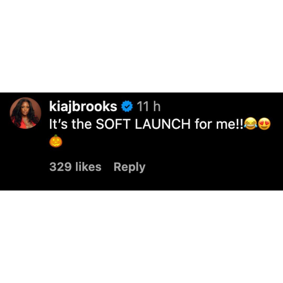 Kia Brooks comment on Flau&rsquo;jae Johnson&#039;s post (Credits: Instagram/@flaujae)