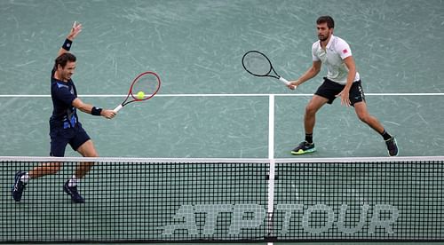 Wesley Koolhof and Nikola Mektic pictured at the Paris Masters 2024 | Image Source: Getty