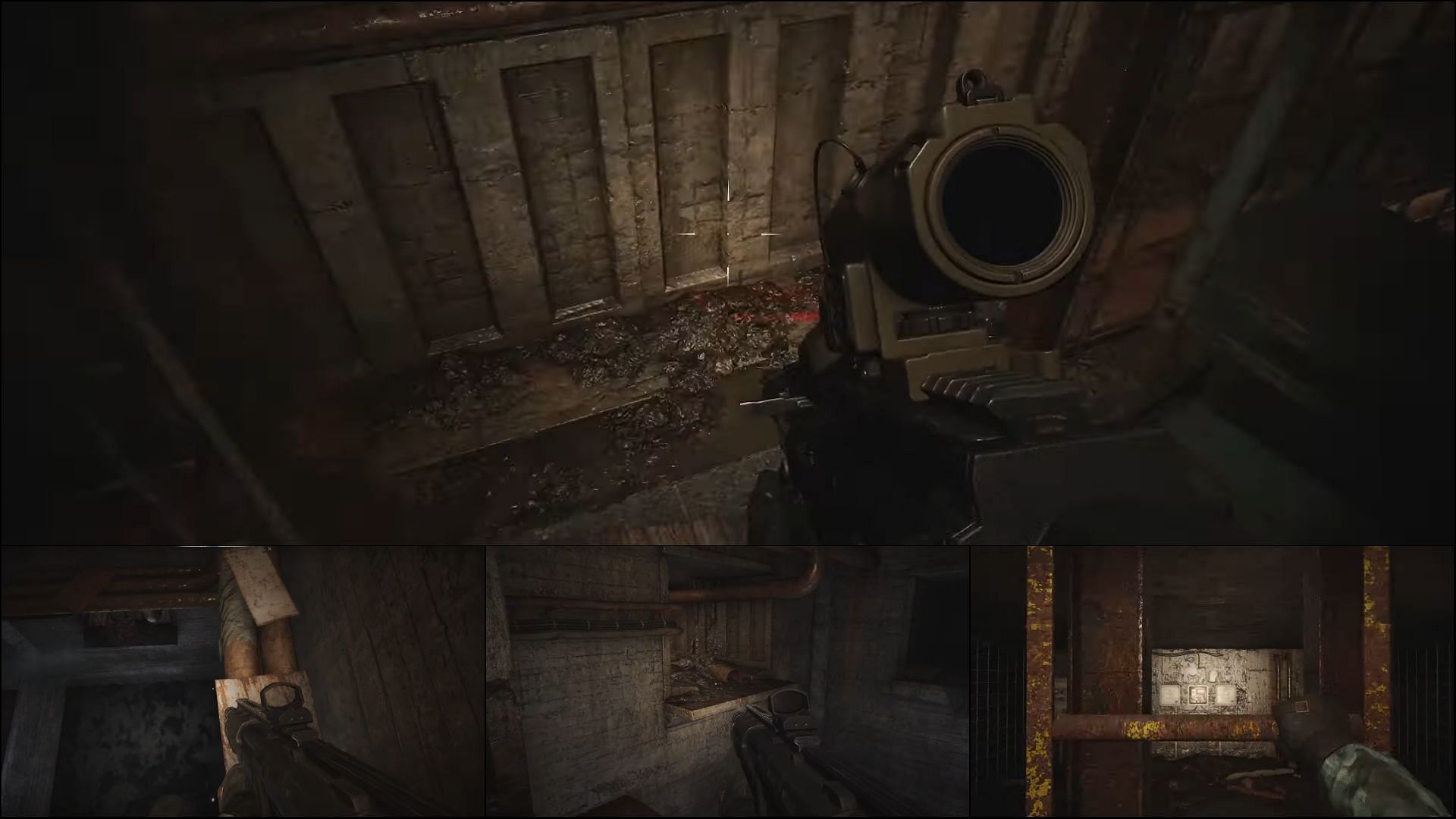 Way through the down tunnel in Stalker 2 (Image via GSC Game World)