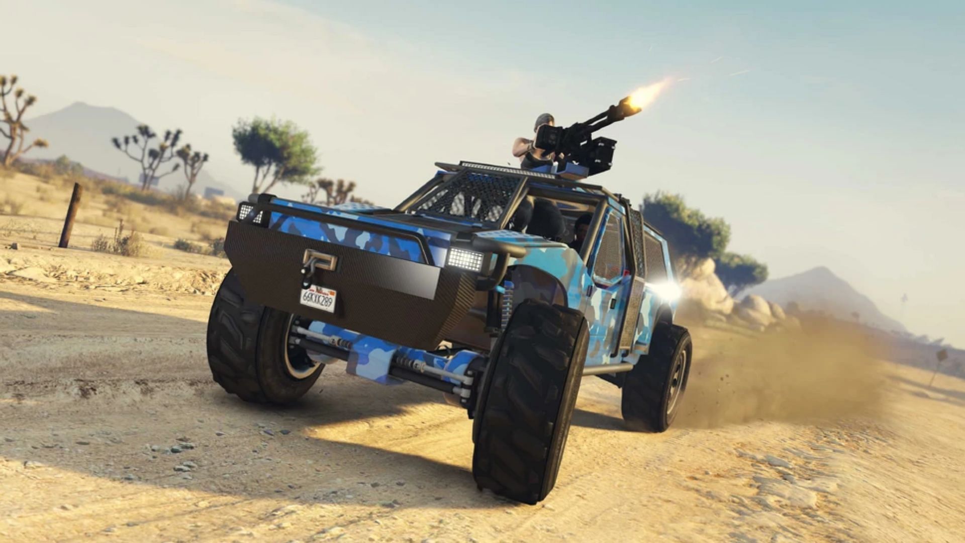 The GTA Online Doomsday Scenario guide readers must acquire a Barrage ATV in this part. (Image via Rockstar Games)