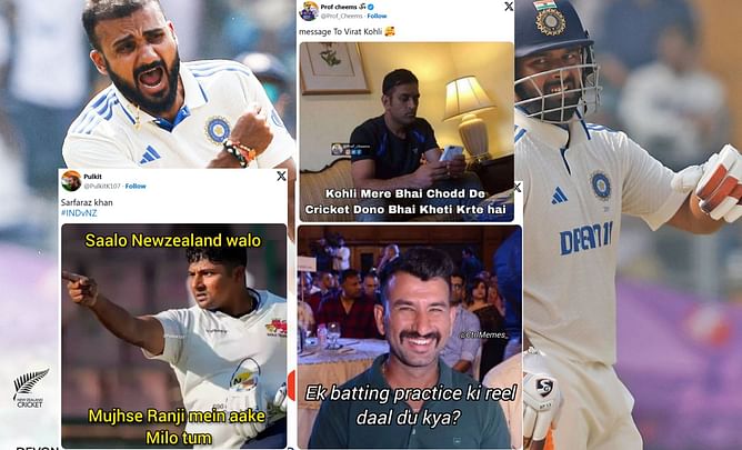 "When players become bigger than game, the team suffers"- Top 10 funny memes after India's embarrassing batting collapse in 3rd Test vs New Zealand