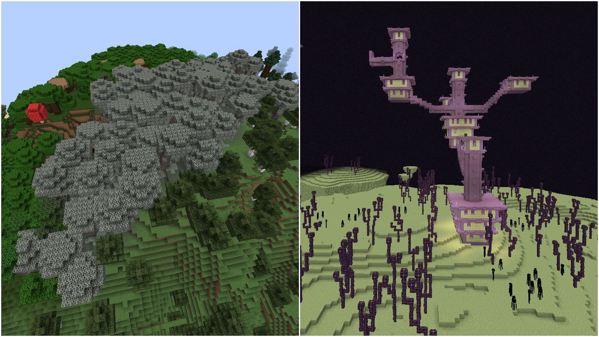 Mojang keeps adding features to Overworld while the community craves for End update. (Image via Mojang Studios)