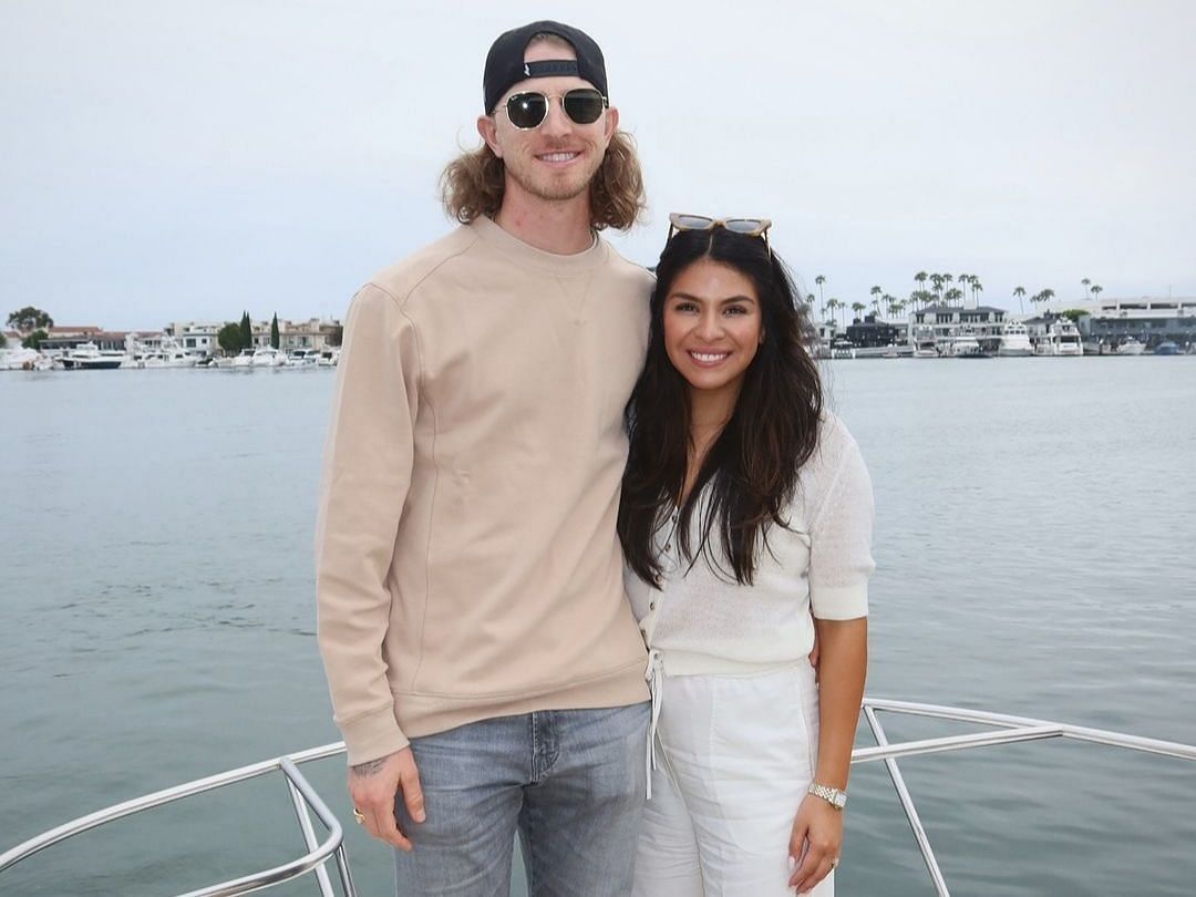 Josh Hader and wife Maria share an outfit picture. Source - Instagram