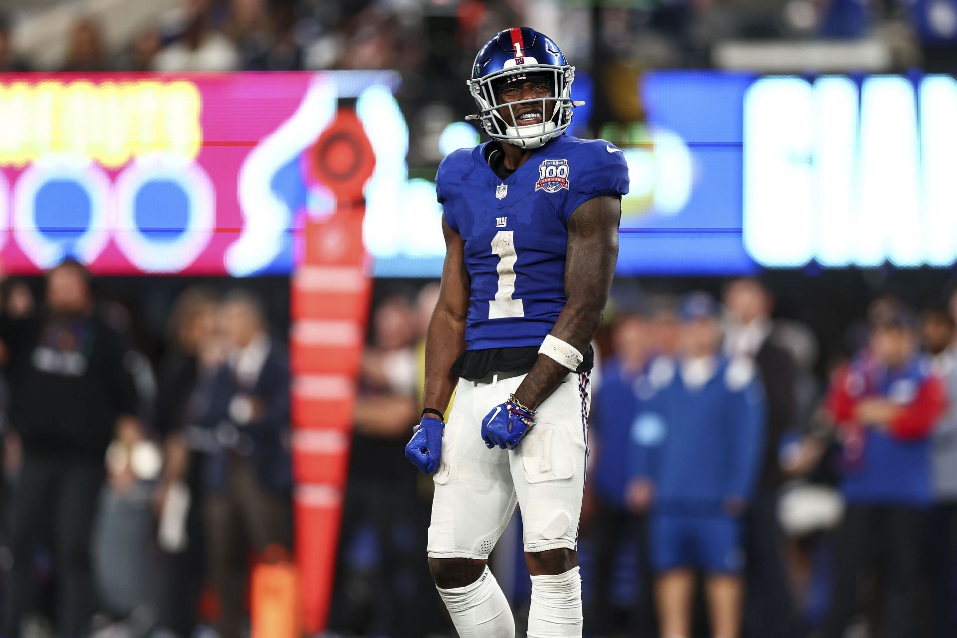 Malik Nabers during Dallas Cowboys v New York Giants - Source: Getty