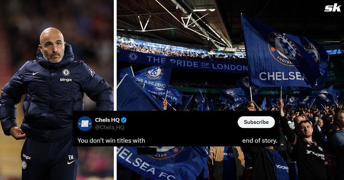 Chelsea fans unhappy with star after 1-1 Manchester United draw - Source: Both images from Getty, X/@Chels_HQ