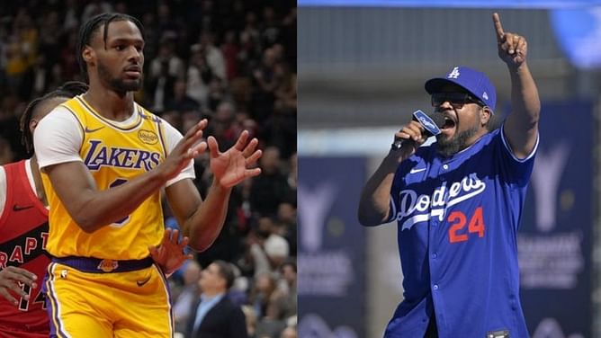 "But he was willing to give Caitlin a spot" - NBA fans erupt over Ice Cube's bold invite to Bronny James for Big3