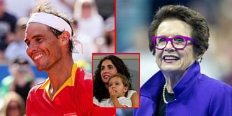 "I want a photo with the baby" - Rafael Nadal receives heartwarming request from Billie Jean King as duo meet in Malaga ahead of Davis Cup Finals