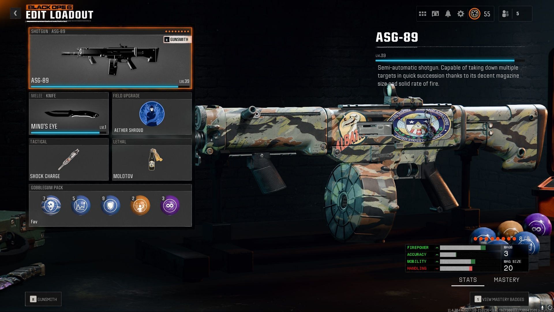 ASG-89 class setup (Image via Activision)