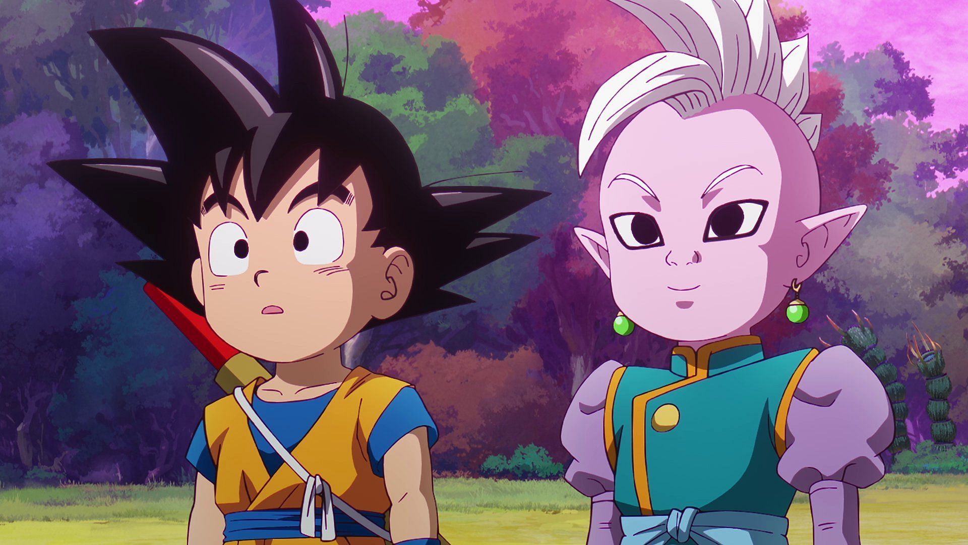 Goku and Shin as seen in the most recent episode (Image via Toei Animation)