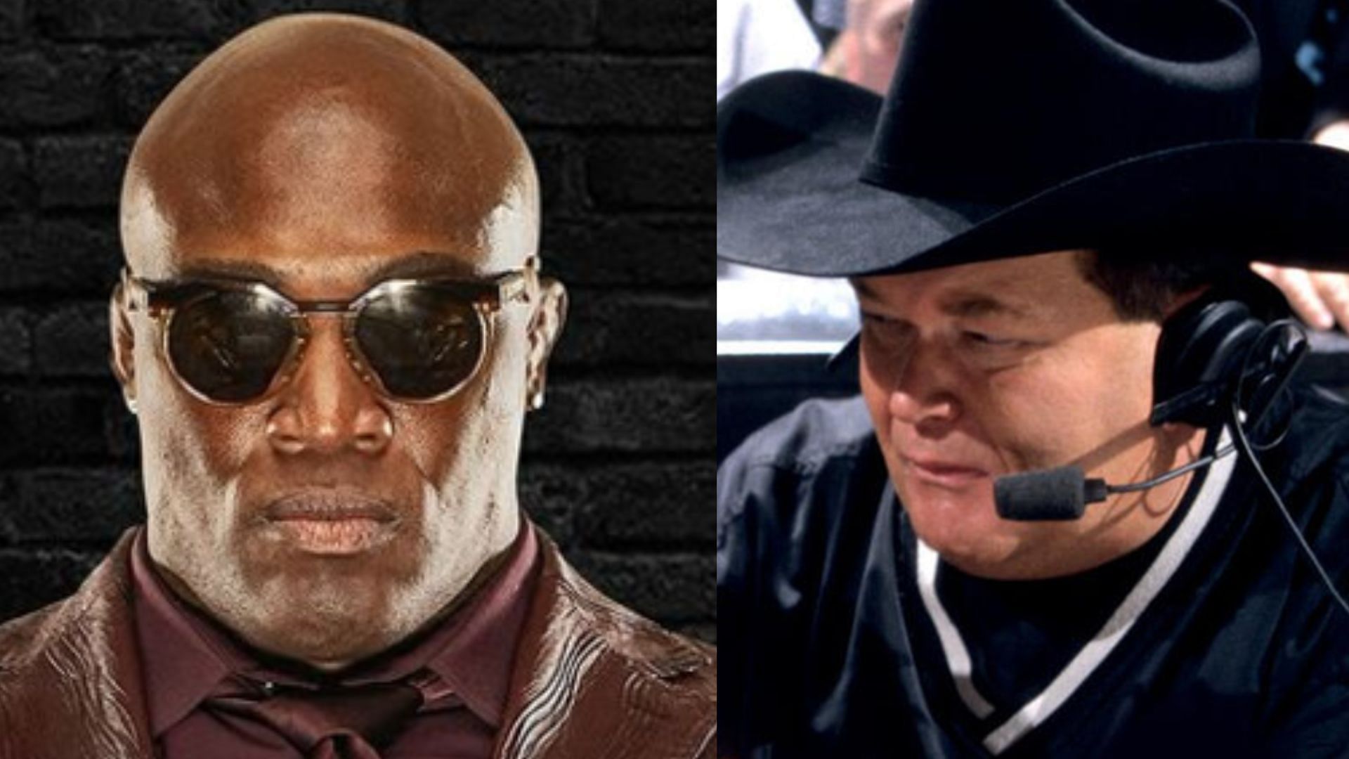 Bobby Lashley (L) and Jim Ross (R) (Image via AEW IG and WWE.com) 