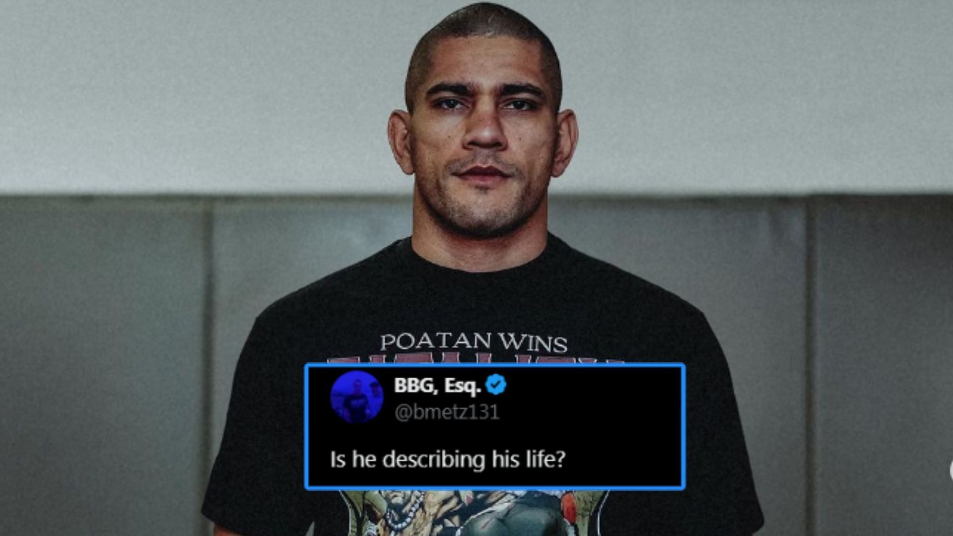 Fans react to Alex Pereira revealing details about his upcoming movie role [Image courtesy of @alexpoatanpereira on Instagram]