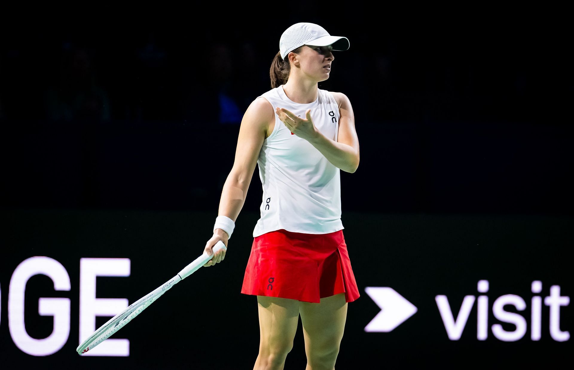 Iga Swiatek at the Billie Jean King Cup Finals 2024. (Photo: Getty)