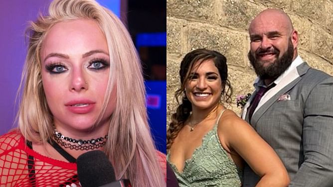 Liv Morgan and current stable leader - 4 real life WWE couples who split and continued to work together