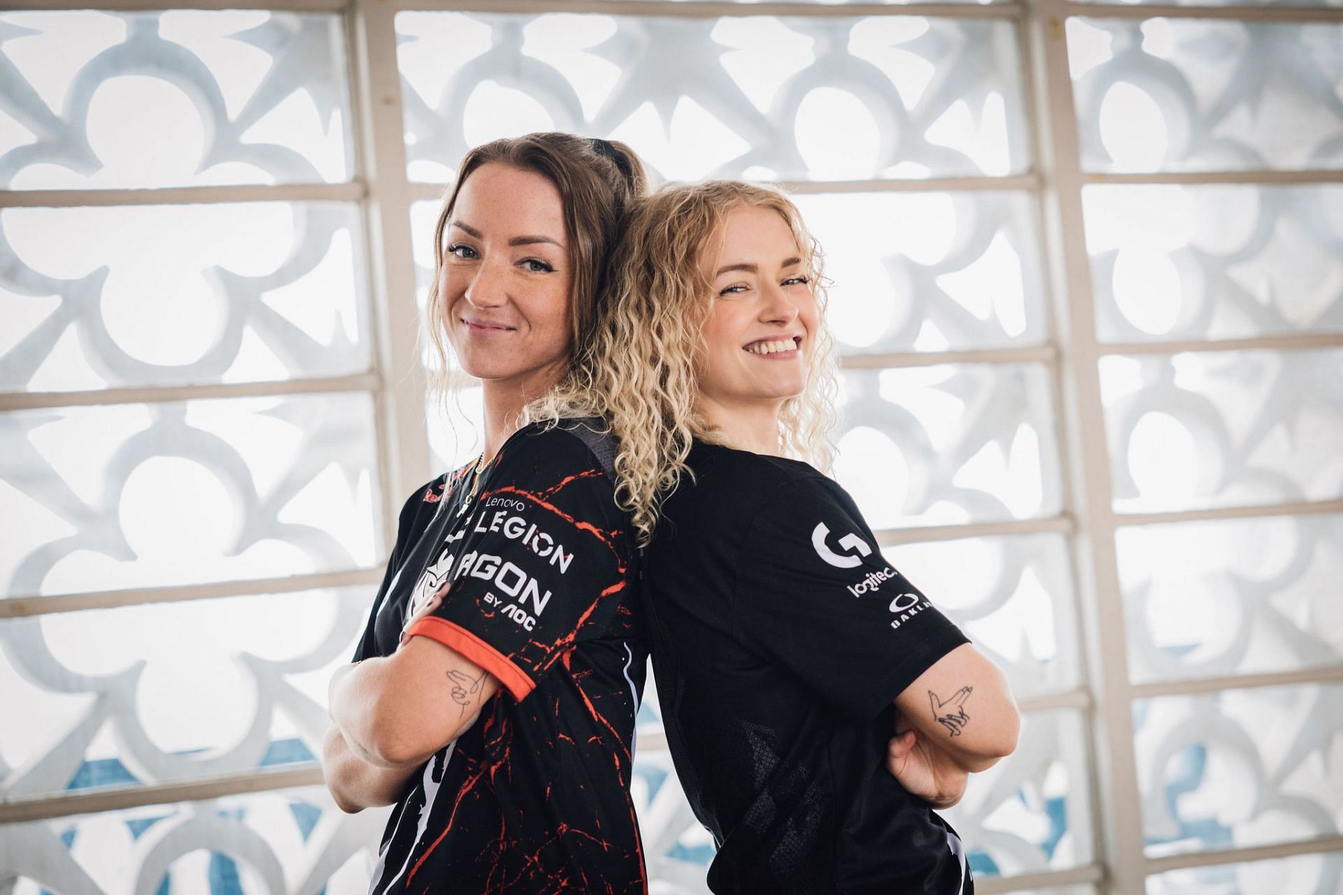 G2 Gozen's mimi and Petra at Game Changers Championship 2023 (Image via Riot Games)