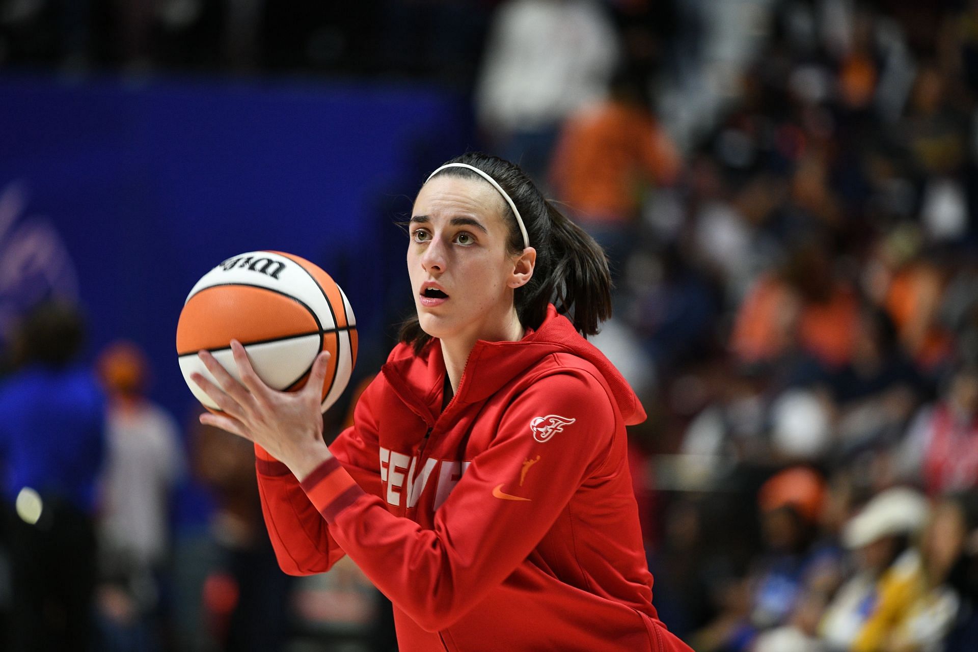 Caitlin Clark at the WNBA: SEP 25 Playoffs First Round Indiana Fever at Connecticut Sun - Source: Getty