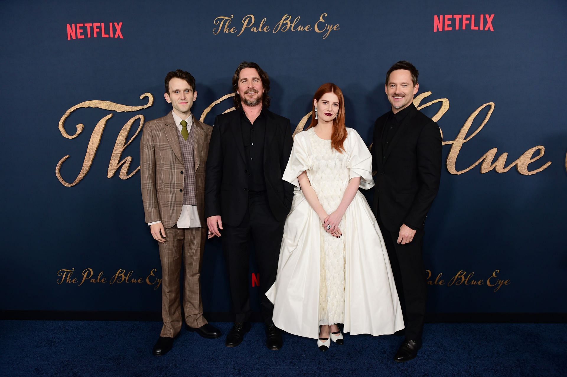 Christian Bale at the Los Angeles premiere of The Pale Blue Eye (Image via Getty)