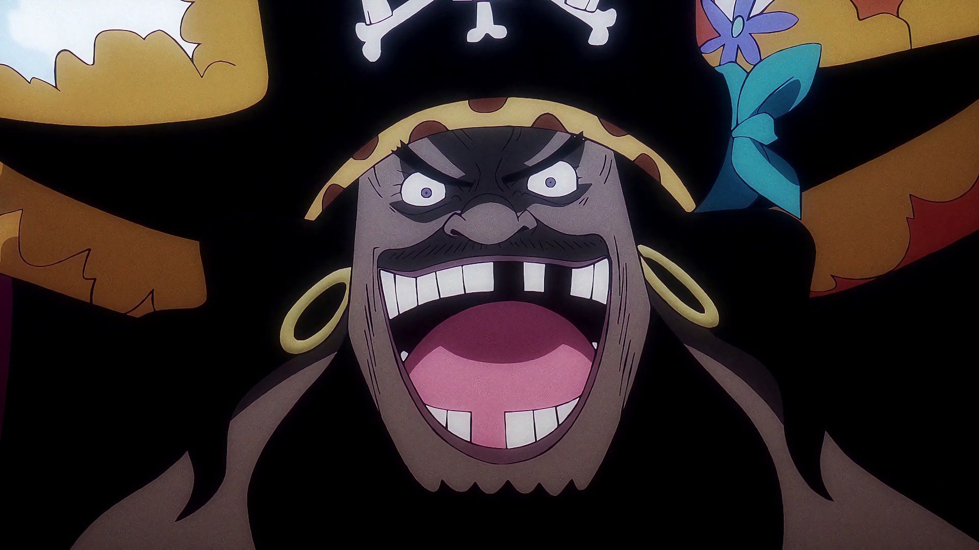 Blackbeard as seen in One Piece (Image via Toei Animation)