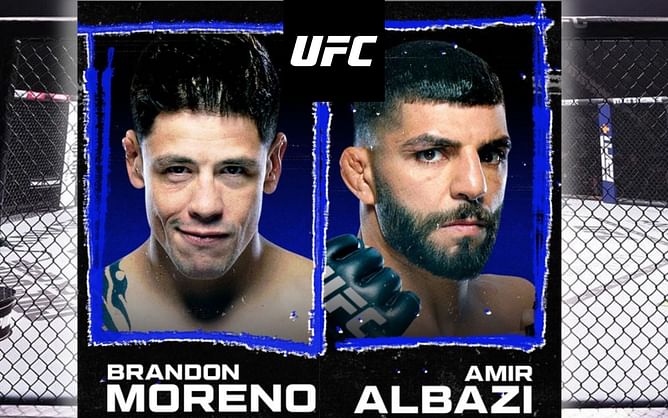 UFC Edmonton: Brandon Moreno vs. Amir Albazi: Live round-by-round updates