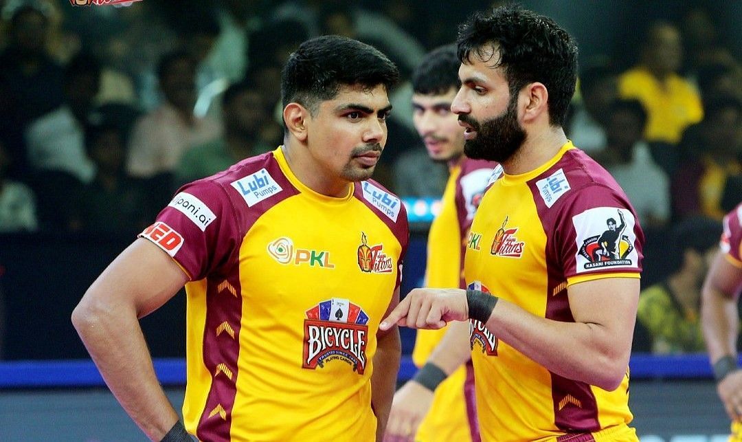 पवन सेहरावत का परफॉर्मेंस अच्छा रहा है (Photo Credit - @Telugu_Titans)