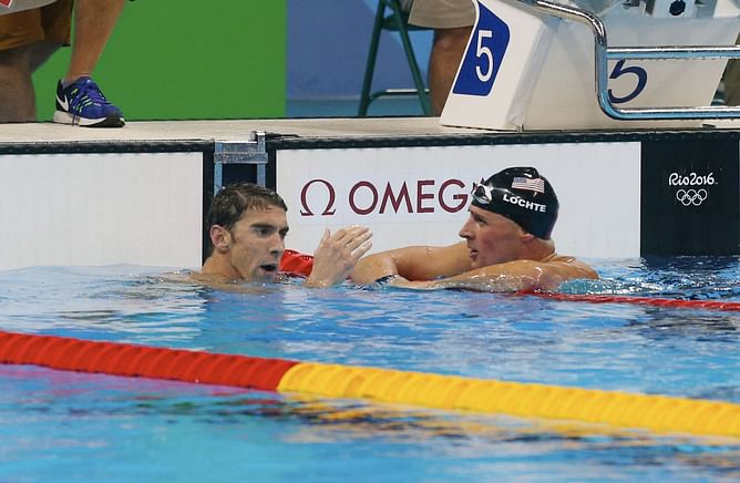 Ryan Lochte reveals why he had no problems in coming second "a sh**load of times" to Michael Phelps
