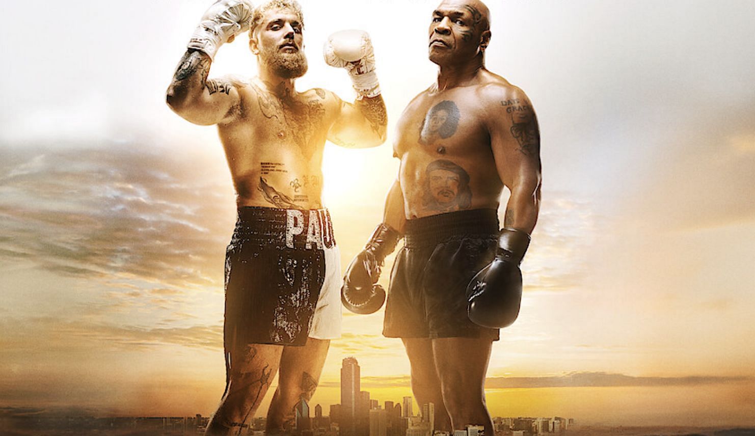 Jake Paul and Mike Tyson (Image via Netflix)