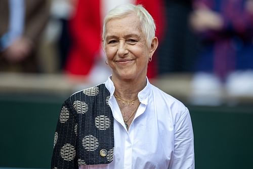 Martina Navratilova at the French Open Tennis Tournament - Image Source : Getty