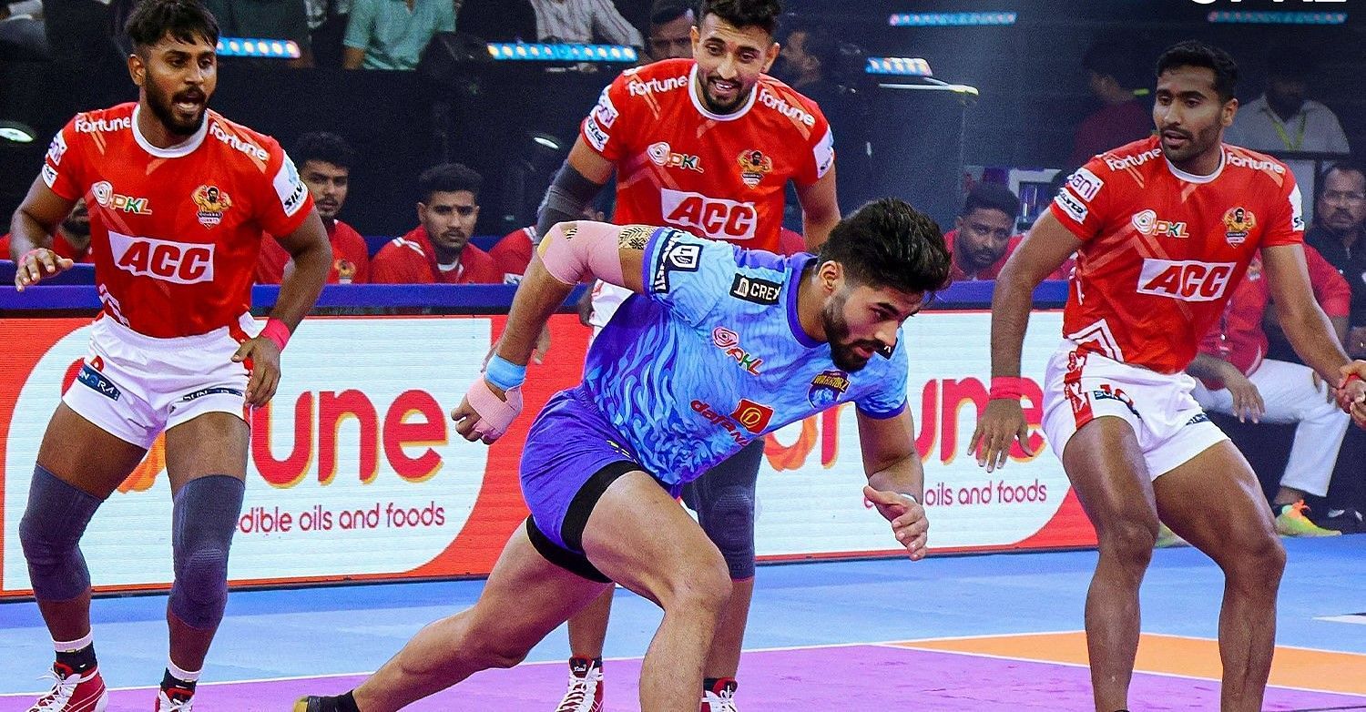 गुजरात को मिली जबरदस्त जीत (Photo Credit - @ProKabaddi)