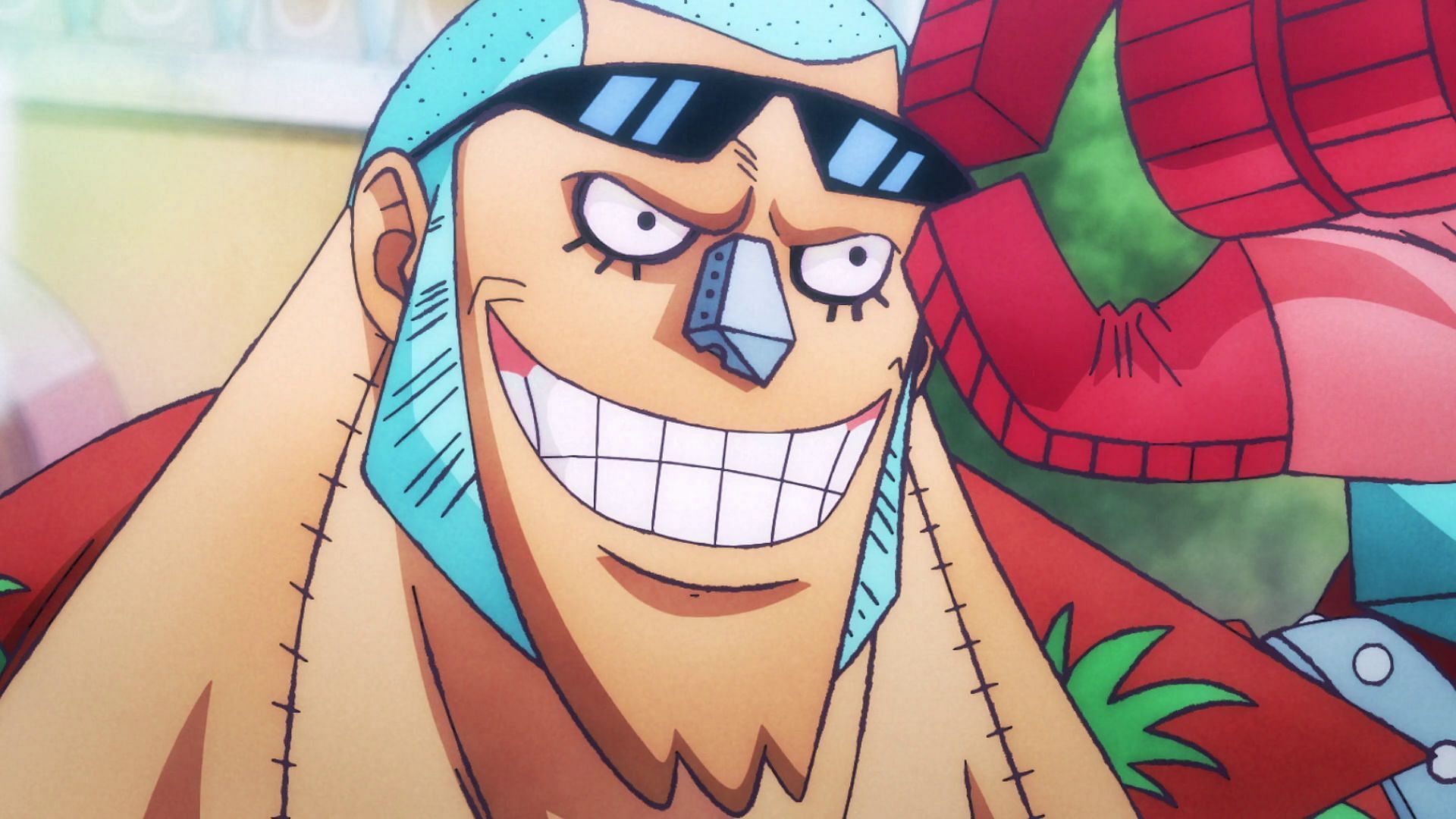 Franky as seen in One Piece Log - Fish-Man Island Saga (Image via Toei Animation)