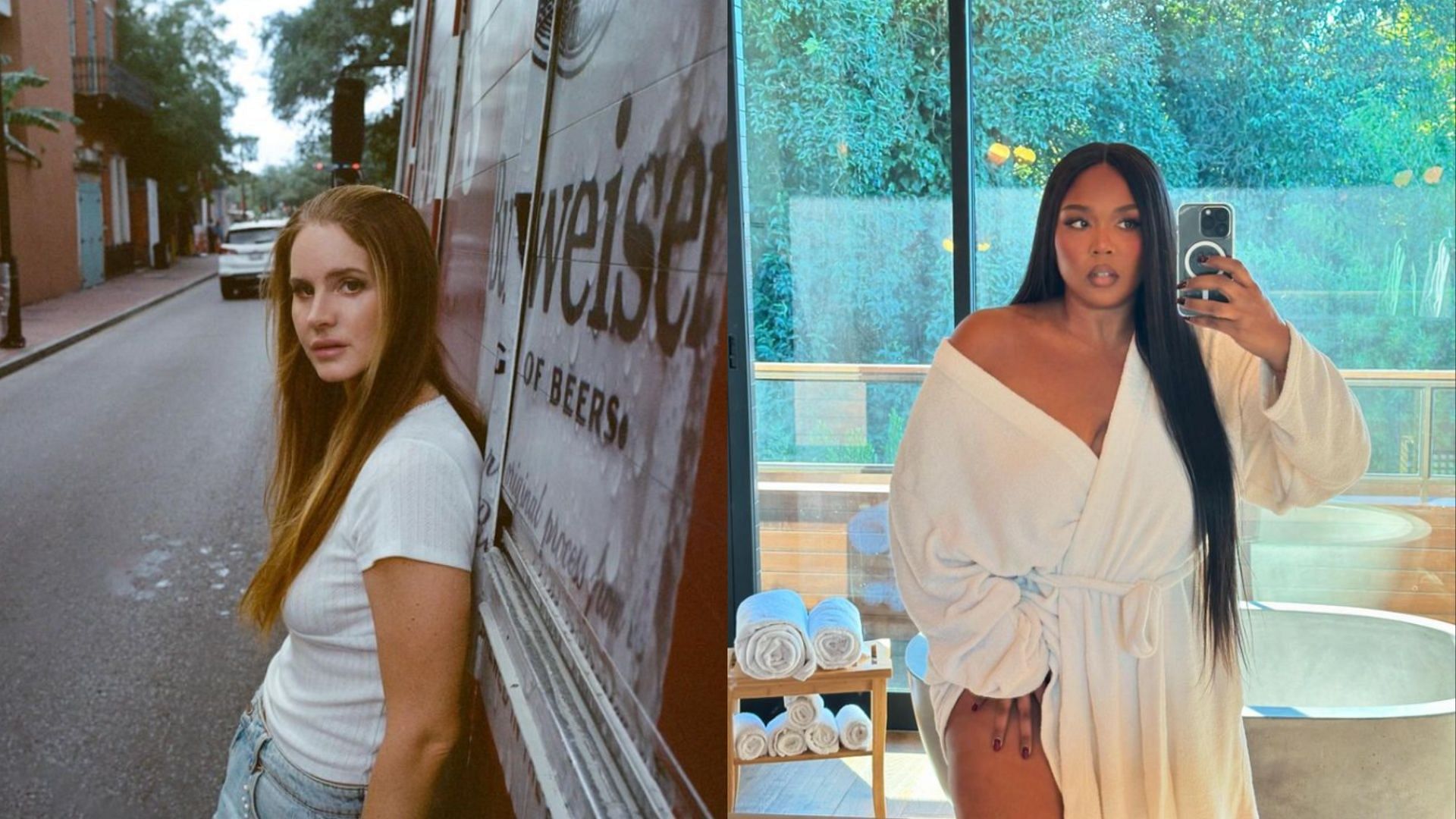 Lana Del Rey and Lizzo have not collaborated yet. (Image via Instagram/ honeymoon/ lizzobeeating)