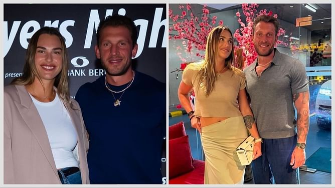 Aryna Sabalenka hits the tennis court with boyfriend Georgios Frangulis in Miami, shares polaroids from their time together